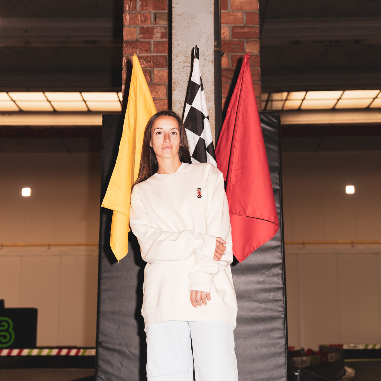 22FER — Embroidery Crewneck Sweatshirt